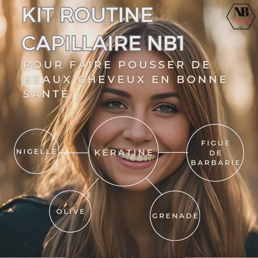 Vidéos - kit routine capillaire NB1 - NB BEAUTY PARIS